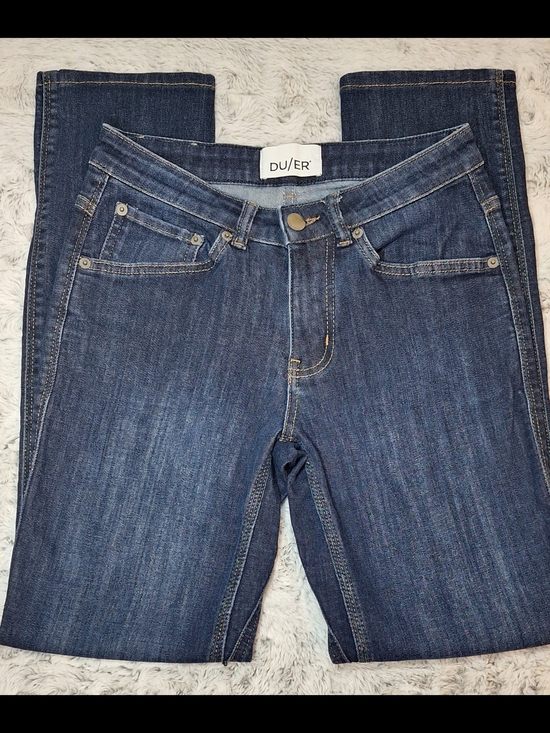 DU/ER Denim - DU/ER Performance Denim Jeans Dark Wash Blue Size 24x32